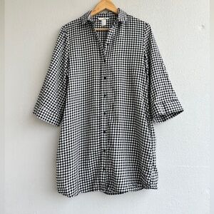 H&M | Gingham Shirt Dress